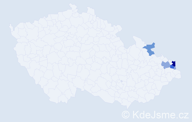 Příjmení: 'Balicki', počet výskytů 31 v celé ČR