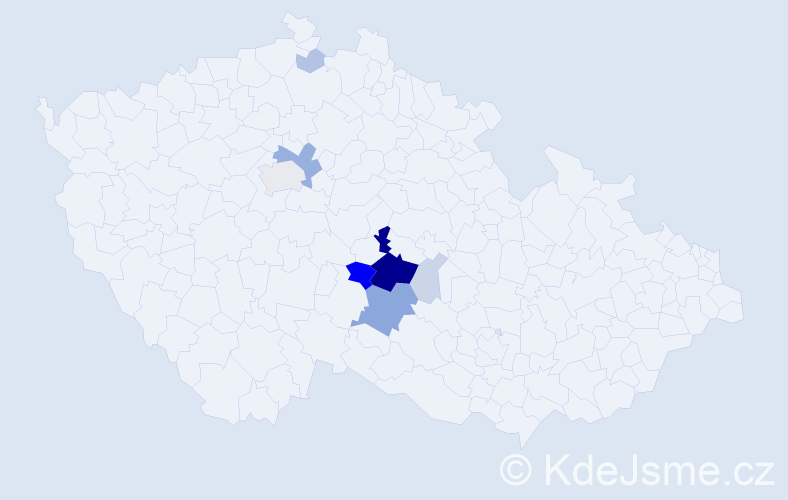 Příjmení: 'Grubauerová', počet výskytů 33 v celé ČR