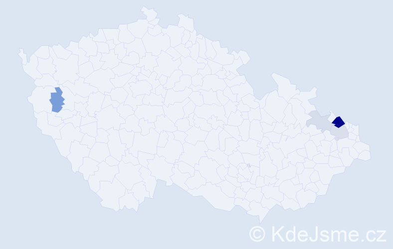 Příjmení: 'Konetzný', počet výskytů 24 v celé ČR