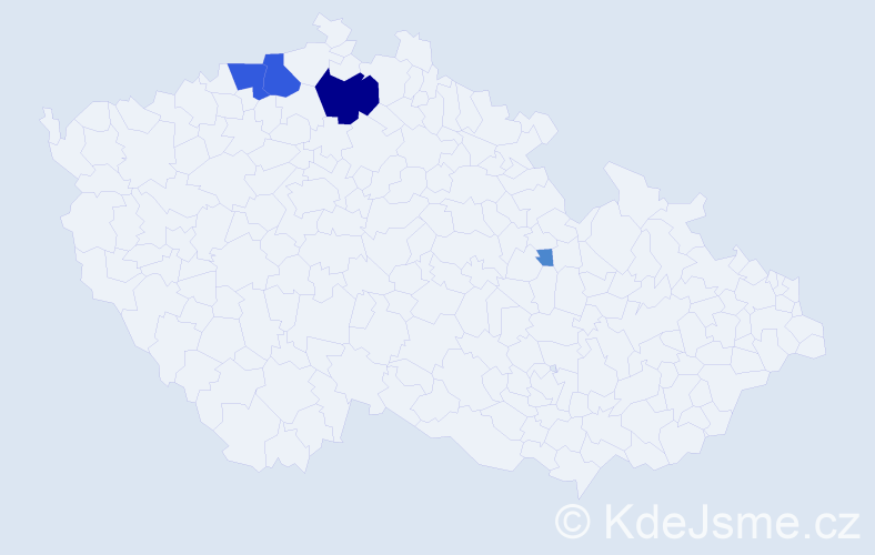 Příjmení: 'Heptnerová', počet výskytů 13 v celé ČR
