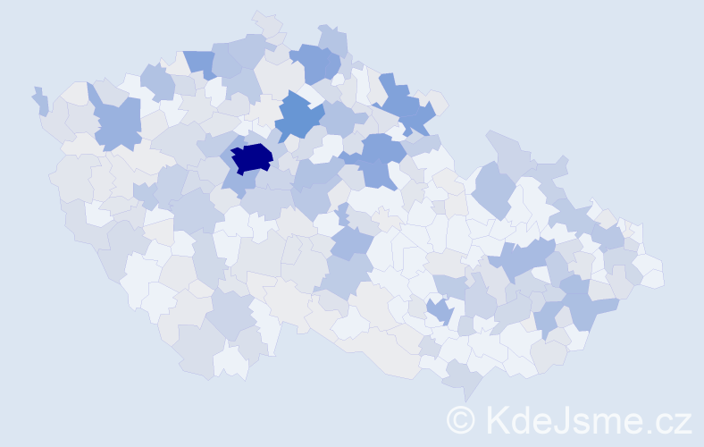 Příjmení: 'Rudolf', počet výskytů 1079 v celé ČR