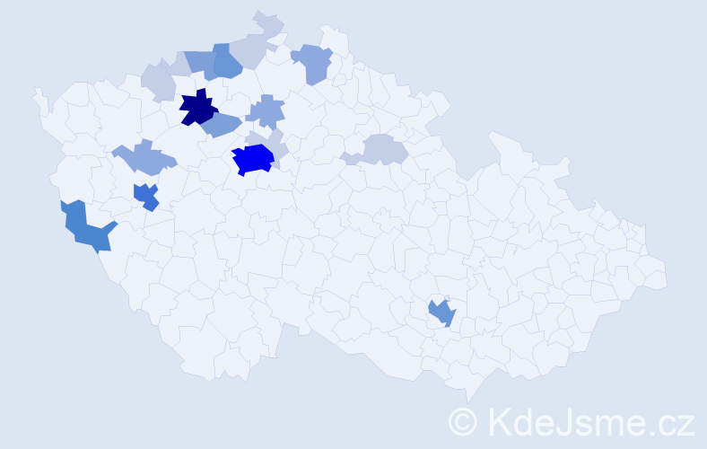 Příjmení: 'Pihrt', počet výskytů 57 v celé ČR