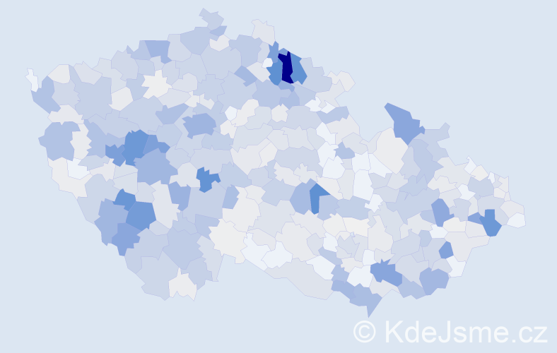 Příjmení: 'Lukeš', počet výskytů 2836 v celé ČR