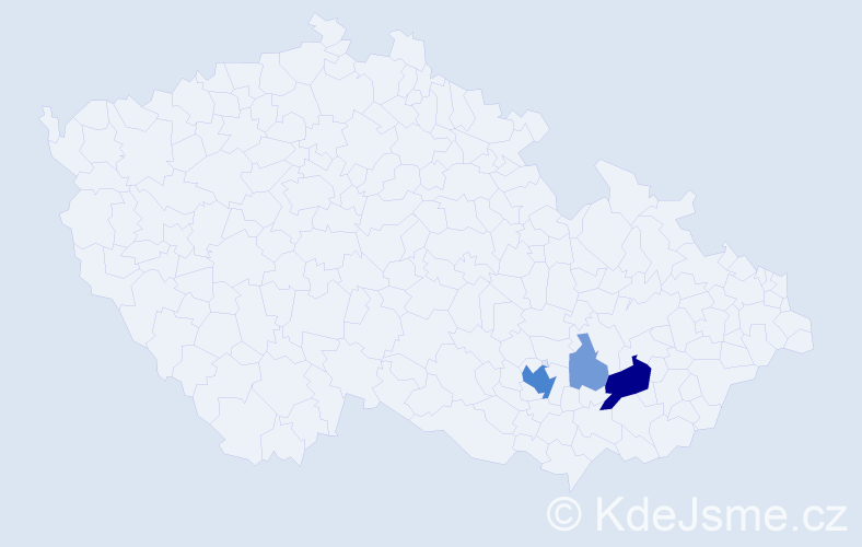 Příjmení: 'Ledina', počet výskytů 12 v celé ČR