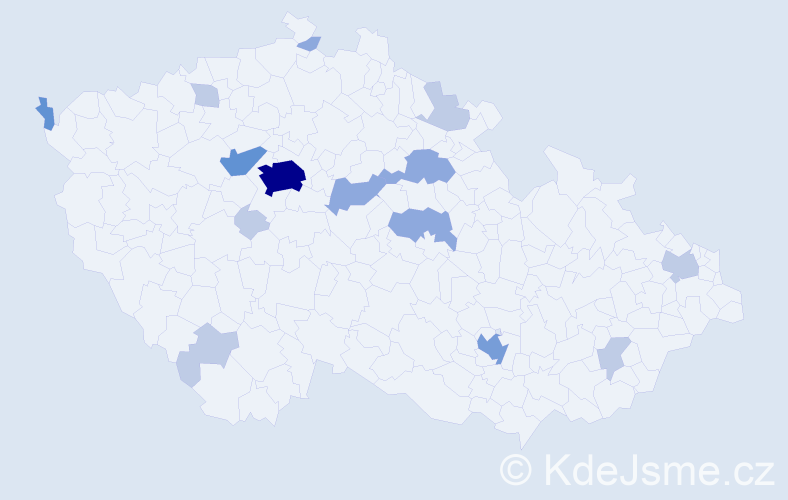 Příjmení: 'Fernandez', počet výskytů 35 v celé ČR