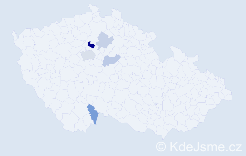 Příjmení: 'Rieggerová', počet výskytů 11 v celé ČR