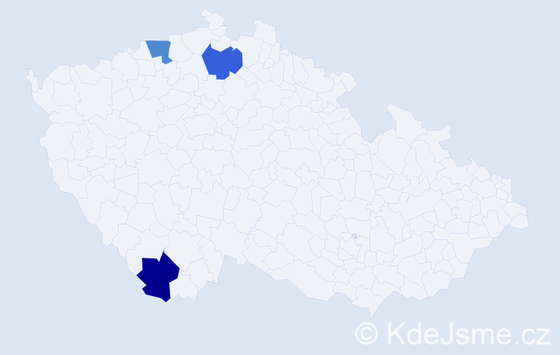 Příjmení: '"Vi Van"', počet výskytů 3 v celé ČR