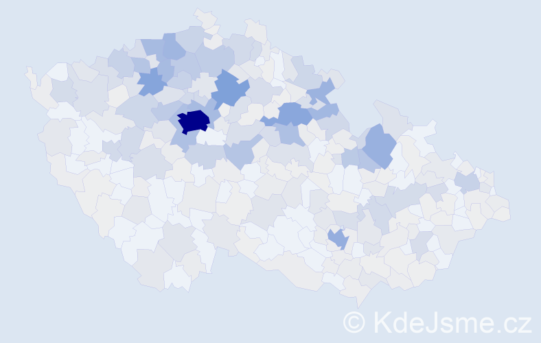 Příjmení: 'Verner', počet výskytů 1573 v celé ČR