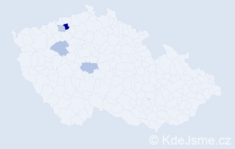 Příjmení: 'Drégrová', počet výskytů 6 v celé ČR