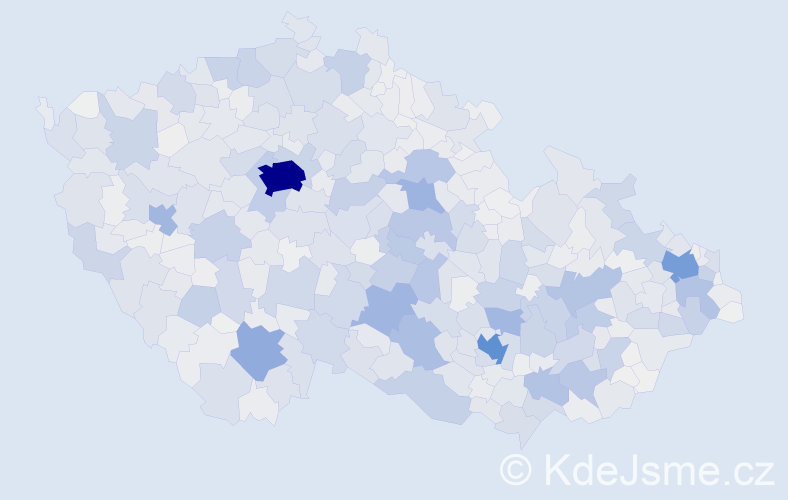 Příjmení: 'Němcová', počet výskytů 11506 v celé ČR