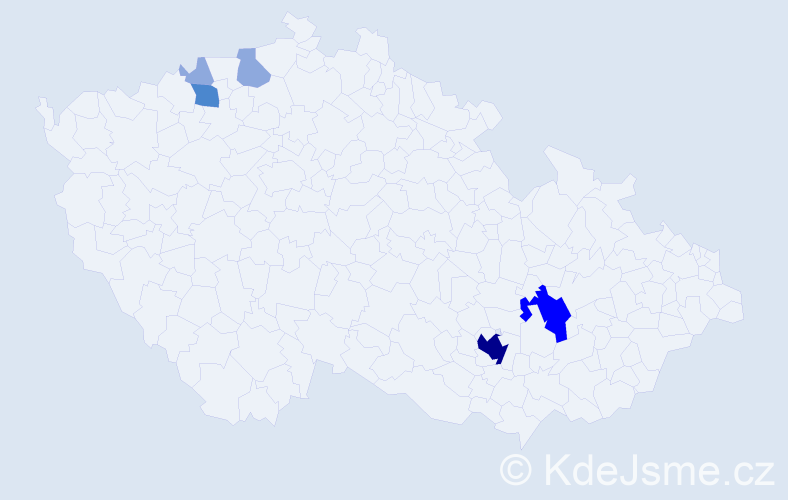 Příjmení: 'Abeles', počet výskytů 17 v celé ČR