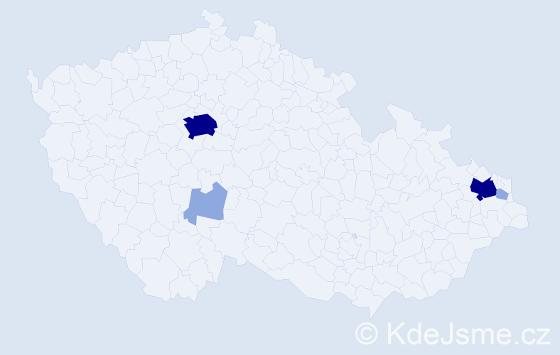 Příjmení: 'Wyrwová', počet výskytů 12 v celé ČR
