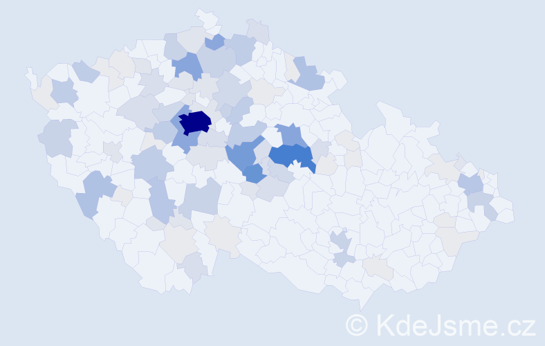 Příjmení: 'Petrus', počet výskytů 379 v celé ČR