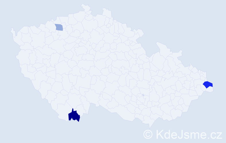 Příjmení: 'Trummer', počet výskytů 11 v celé ČR