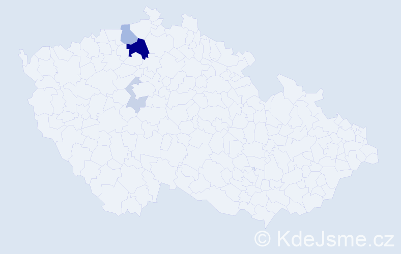 Příjmení: 'Pobl', počet výskytů 11 v celé ČR