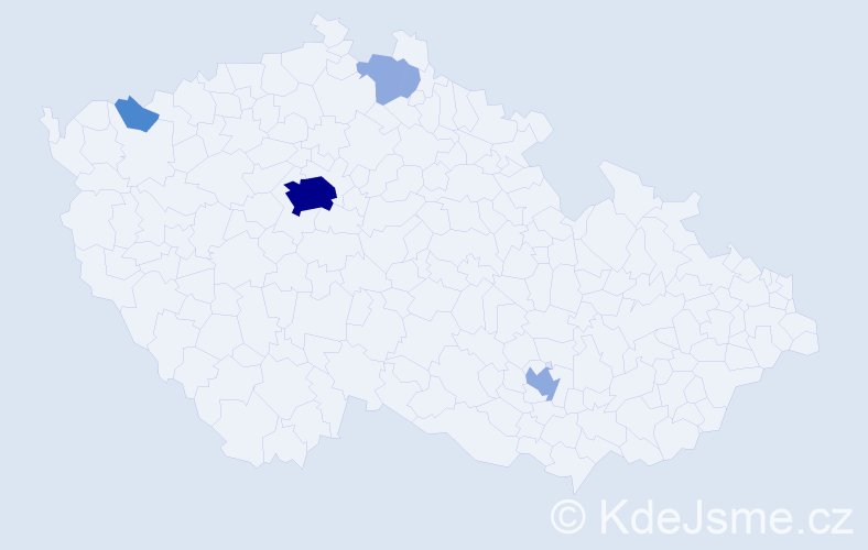 Příjmení: 'Schnitzerová', počet výskytů 10 v celé ČR
