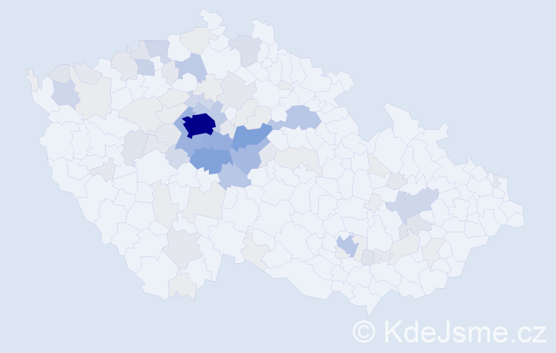 Příjmení: 'Bohatová', počet výskytů 331 v celé ČR