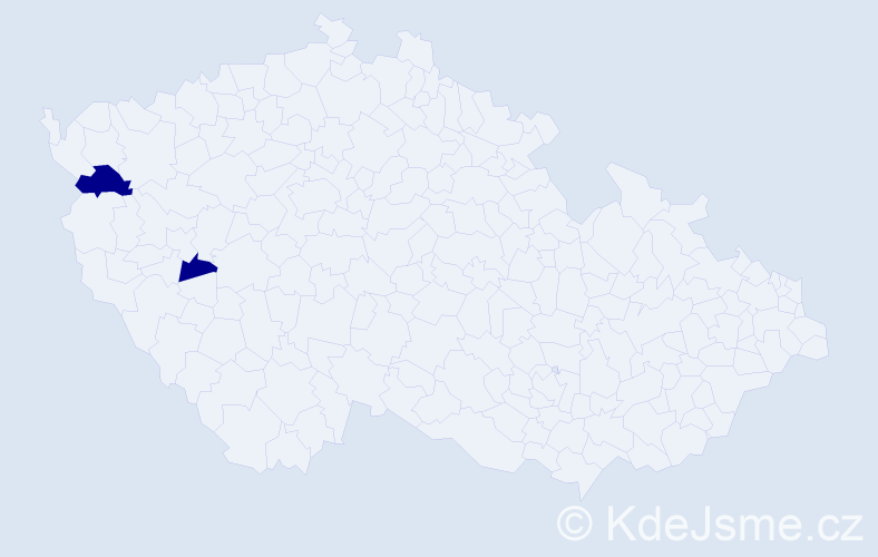 Příjmení: 'Krasnyuk', počet výskytů 2 v celé ČR