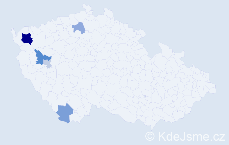 Příjmení: 'Scheinkönigová', počet výskytů 11 v celé ČR