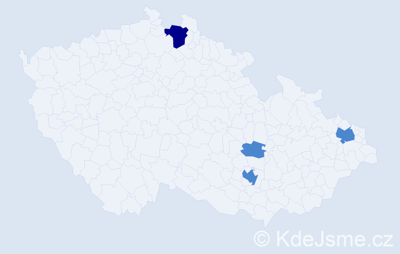 Příjmení: 'Birchyn', počet výskytů 6 v celé ČR