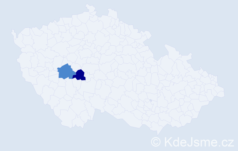 Příjmení: 'Breninger', počet výskytů 4 v celé ČR