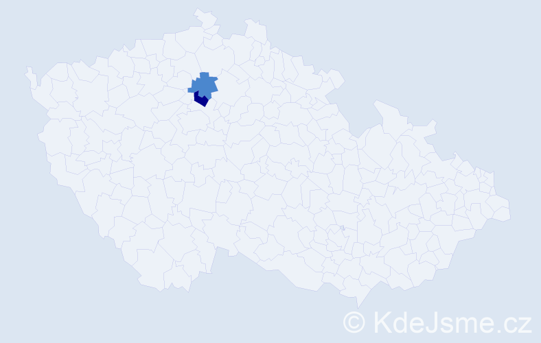 Příjmení: 'Fedoseev', počet výskytů 4 v celé ČR