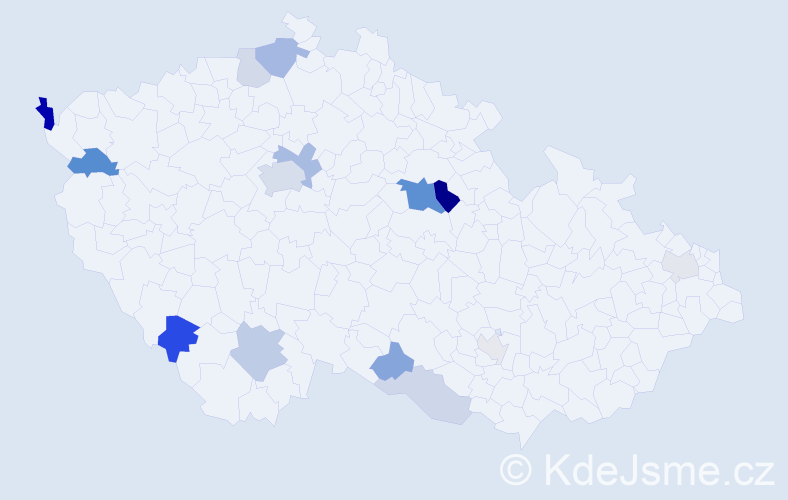 Příjmení: 'Lomnická', počet výskytů 34 v celé ČR