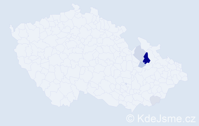 Příjmení: 'Ilkiw', počet výskytů 11 v celé ČR