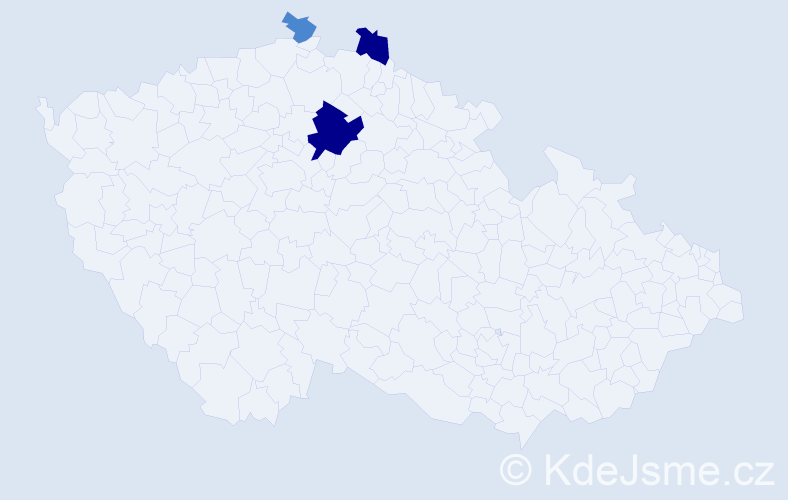 Příjmení: 'Skabrouth', počet výskytů 7 v celé ČR