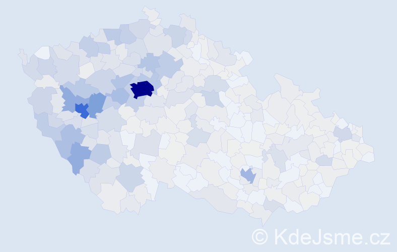 Příjmení: 'Nová', počet výskytů 3375 v celé ČR