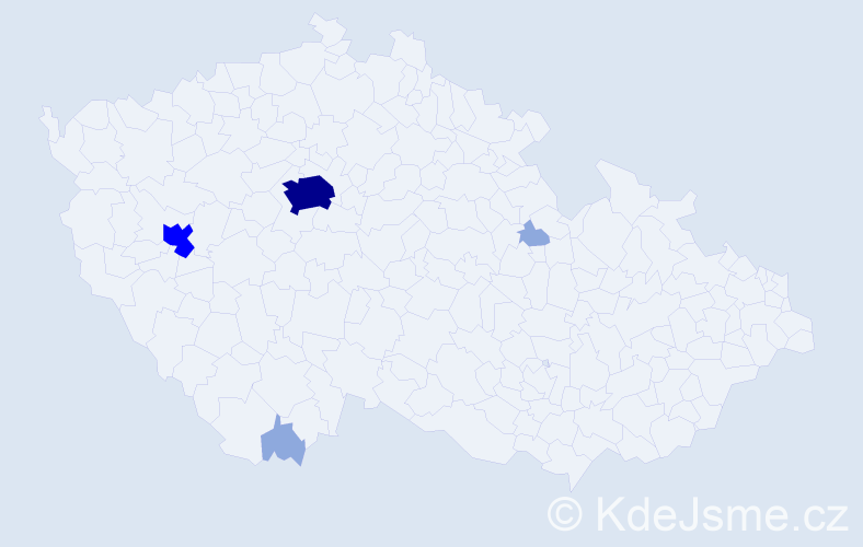 Příjmení: 'Ryzhenko', počet výskytů 11 v celé ČR