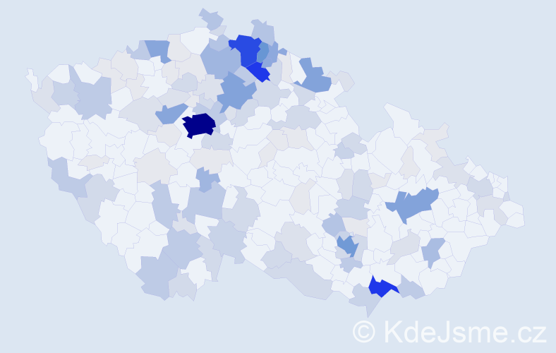 Příjmení: 'Lamač', počet výskytů 486 v celé ČR