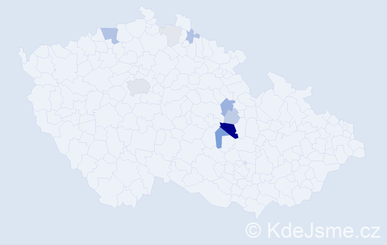 Příjmení: 'Scheib', počet výskytů 26 v celé ČR