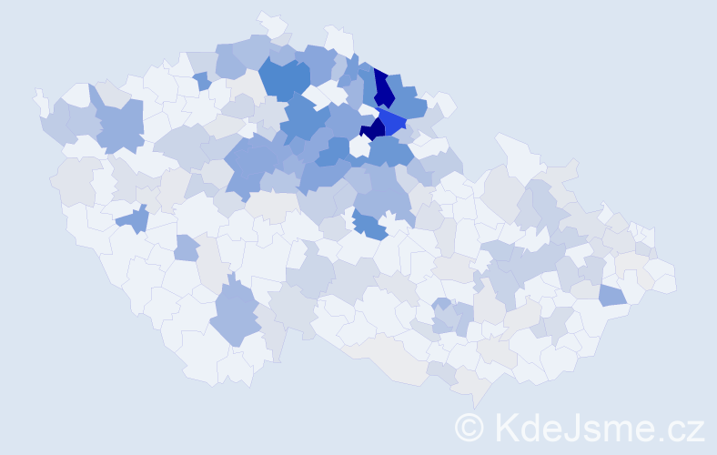 Příjmení: 'Erbenová', počet výskytů 730 v celé ČR