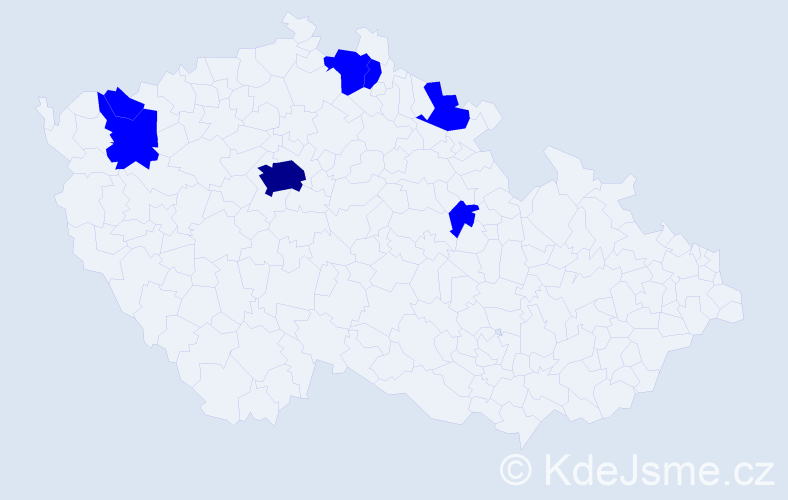 Příjmení: 'Schnitzer', počet výskytů 8 v celé ČR