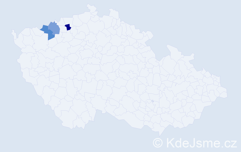 Příjmení: 'Frandoferová', počet výskytů 3 v celé ČR