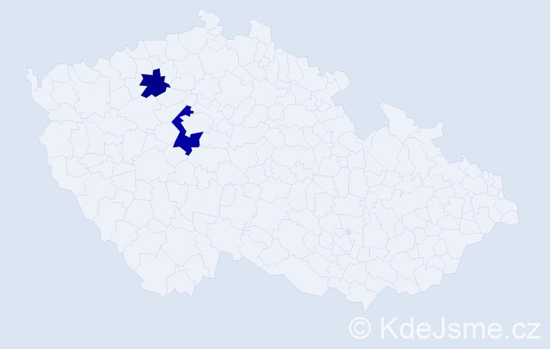 Příjmení: 'Keťo', počet výskytů 3 v celé ČR