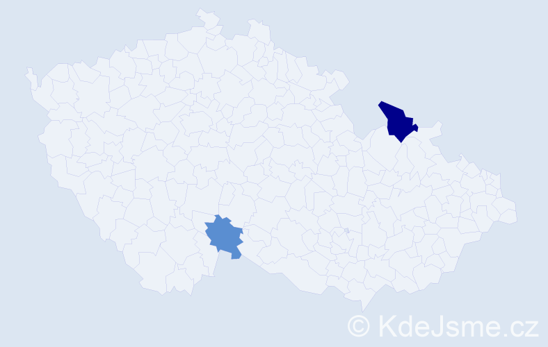 Příjmení: 'Sideridisová', počet výskytů 3 v celé ČR