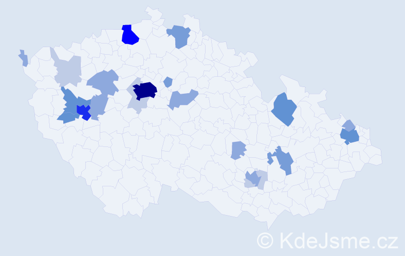 Příjmení: 'Greif', počet výskytů 67 v celé ČR