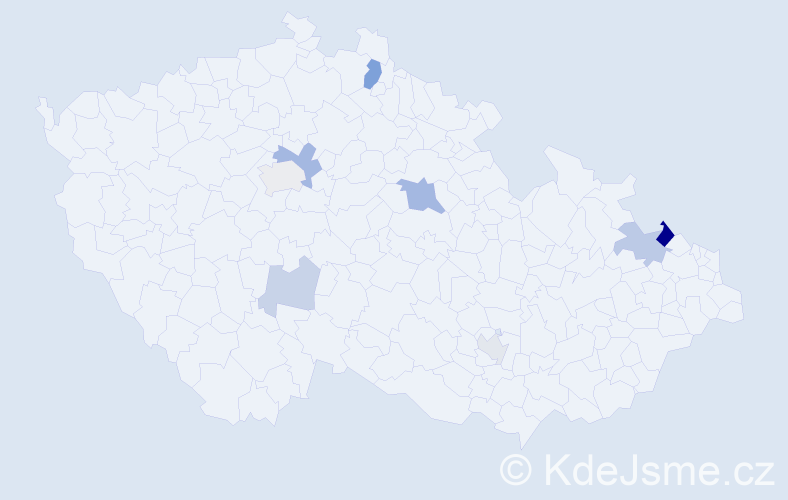 Příjmení: 'Knappe', počet výskytů 31 v celé ČR