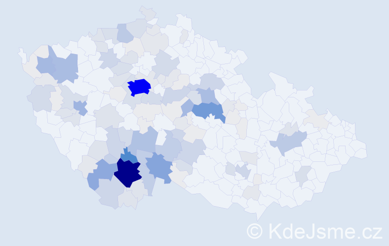 Příjmení: 'Bromová', počet výskytů 563 v celé ČR