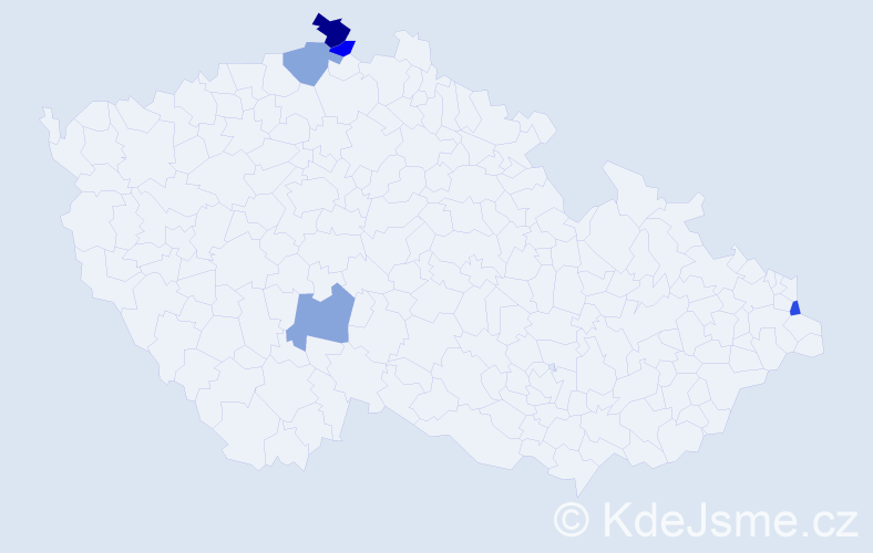 Příjmení: 'Barlok', počet výskytů 6 v celé ČR