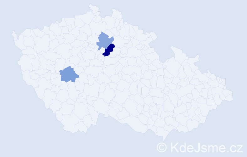Příjmení: 'Londzinová', počet výskytů 4 v celé ČR