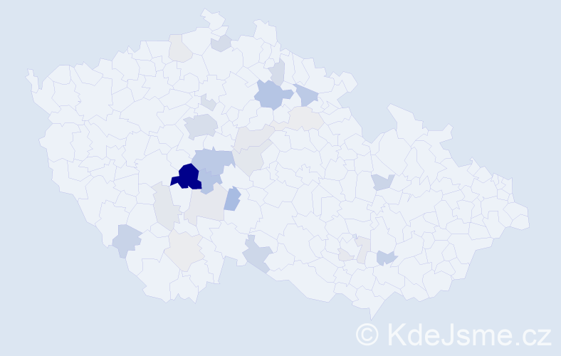 Příjmení: 'Bezkočková', počet výskytů 66 v celé ČR