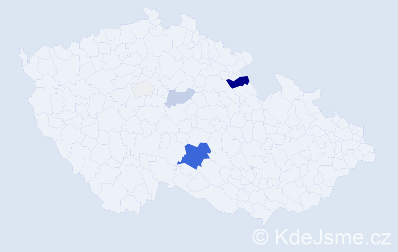 Příjmení: 'Wisingerová', počet výskytů 12 v celé ČR