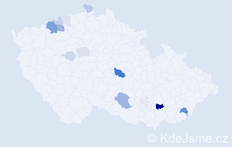 Příjmení: 'Andert', počet výskytů 32 v celé ČR