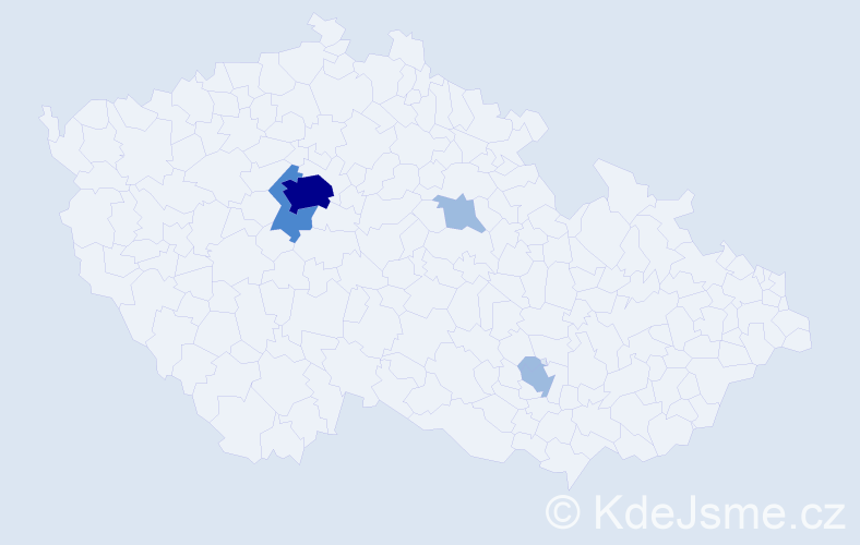 Příjmení: 'Lukyanova', počet výskytů 9 v celé ČR