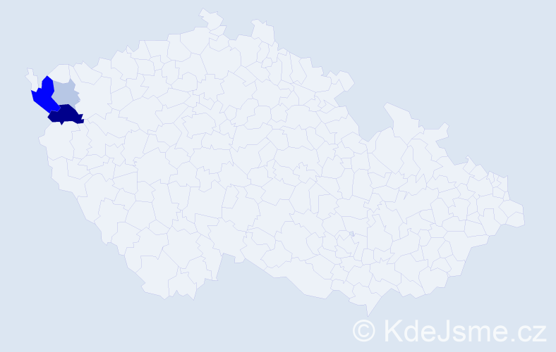 Příjmení: 'Zemianková', počet výskytů 9 v celé ČR
