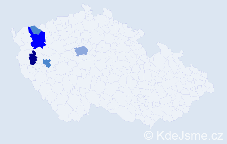 Příjmení: 'Táborek', počet výskytů 14 v celé ČR