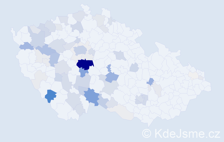 Příjmení: 'Bartůšek', počet výskytů 273 v celé ČR